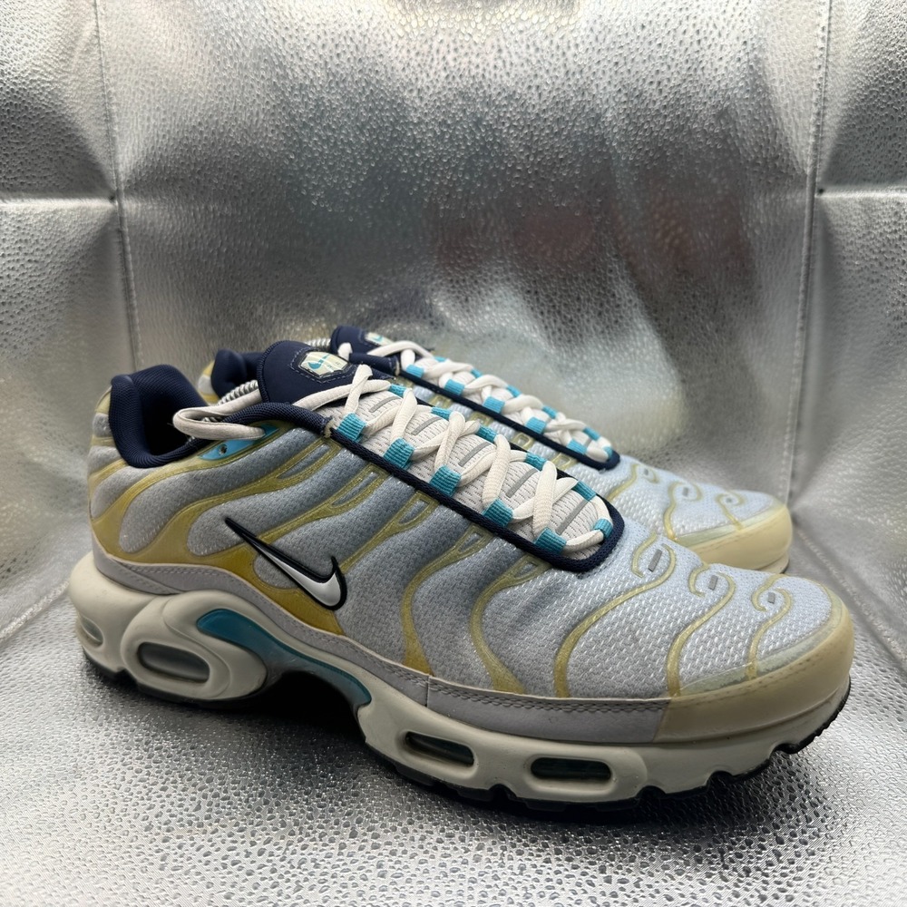 Size 11 Nike Air Max Plus Psychic Blue White Mens Athletic Sneakers‎ CZ1651-400